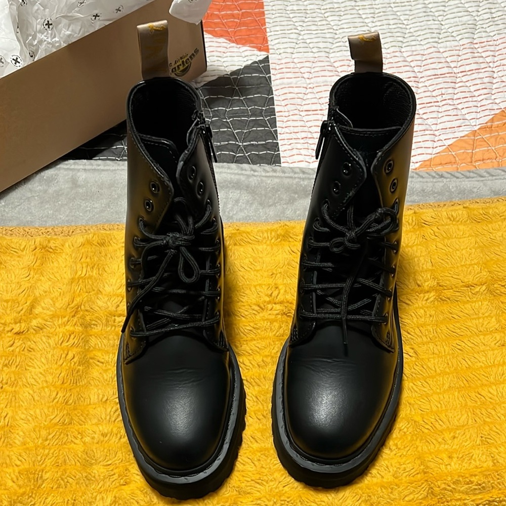 Dr. Martens Vegan Jadon II Mono Black Boots
